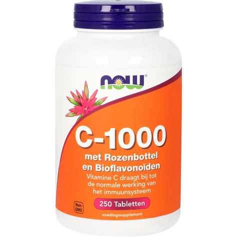 C 1000 met Rozenbottel Bioflavonoïden Ortho Health Shop