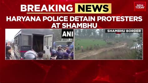 Farmers Protest Nearly Farmers At Shambhu Border Heavy