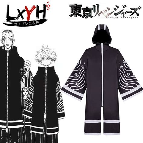 Lxyh Coser King Tokyo Revengers Winter Jacket Anime Cartoon Hanemiya