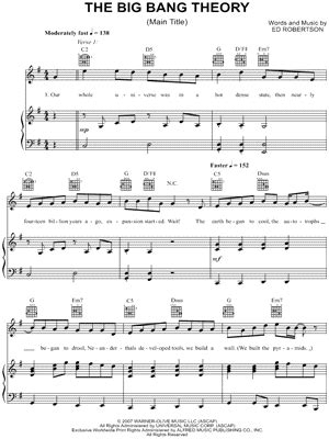 The Big Bang Theory Sheet Music Downloads at Musicnotes.com