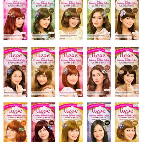 รวว โฟมเปลยนสผม Liese Bubble Hair Color ทงหมด 15 ส