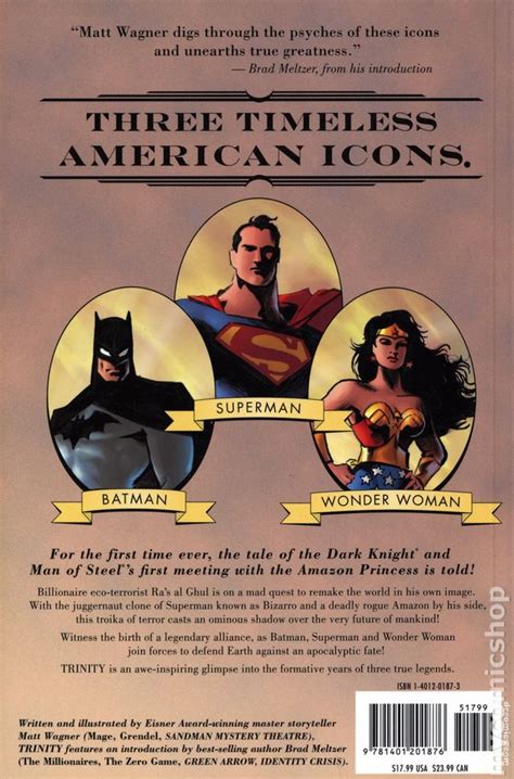 Batman Superman Wonder Woman Trinity Tpb Dc St Edition Comic Books