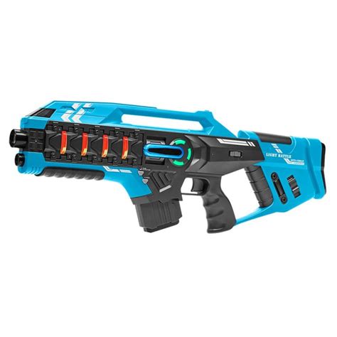 Light Battle Connect Lasergun Anti Cheat Mega Blaster Blauw