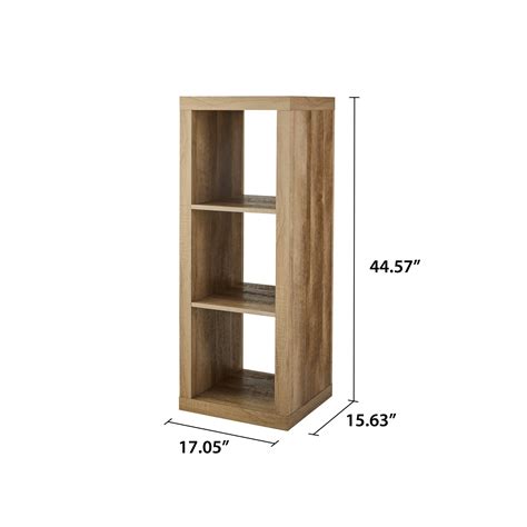 Better Homes & Gardens 3-Cube Storage Organizer, Weathered - Walmart