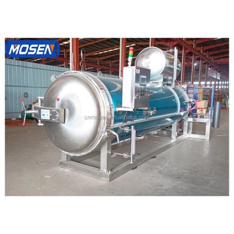 Industrial Automatic Food Autoclave Sterilizer Water Spray Retort For