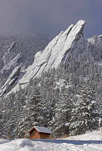 Image detail for -Boulder Flatirons Winter Morning : Chautauqua Park ...