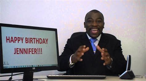 Tyrone Wishes Jennifer Happy Birthday Youtube