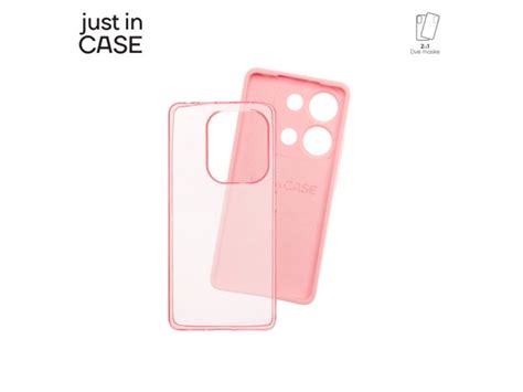 JUST IN CASE Paket Maski Za Telefon 2u1 Redmi Note 13 Pro 4G PINK Cena