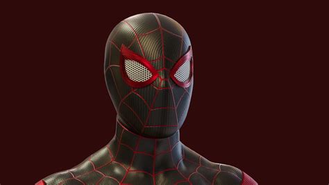 Spider Man Miles Morales Ps5 Rigged 3d Model Rigged Cgtrader