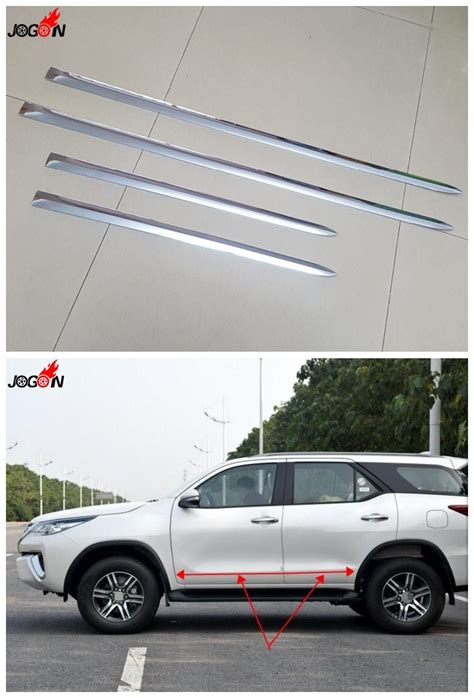 Aliexpress Buy Pcs Set Stainless Steel Side Door Body Molding