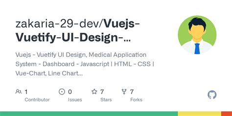 GitHub Zakaria 29 Dev Vuejs Vuetify UI Design Medical App System