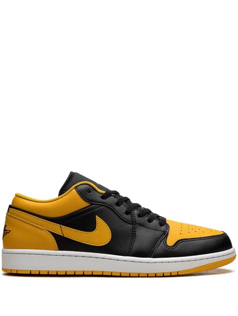 Jordan Air Jordan 1 Low "Yellow Orche" Sneakers | Black | FARFETCH