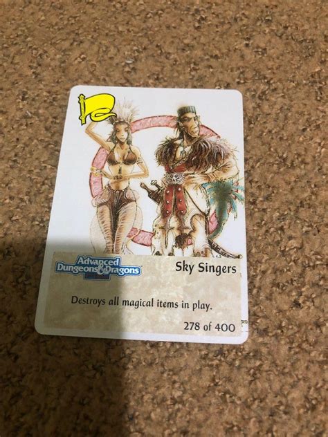 Advance Dungeons And Dragons Vintage Cards Set 3 On Carousell