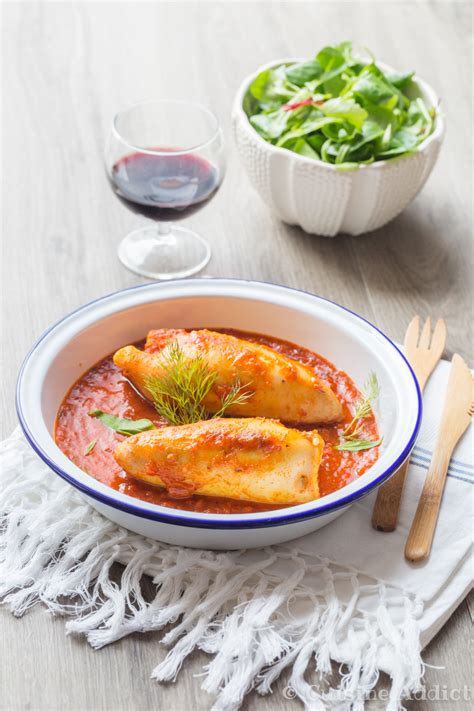 Encornets Farcis Au Riz Recette De Poisson Facile