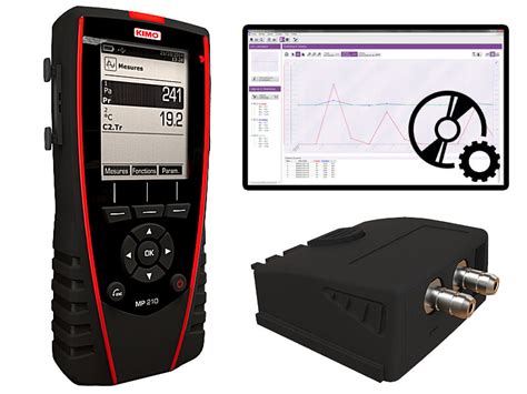 Kimo MP 210 Anemometr Manometr Zestaw START Metris