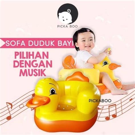 Jual Ada Musik Sofa Kursi Bebek Tiup Angin Pompa Bayi Balita Anak