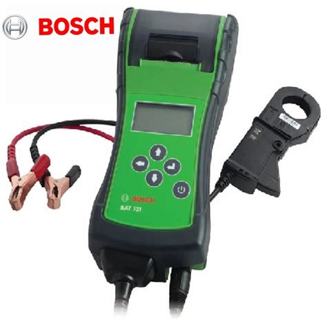 BOSCH BAT 131 Battery Tester Backlit LCD Displays Test Results Quickly