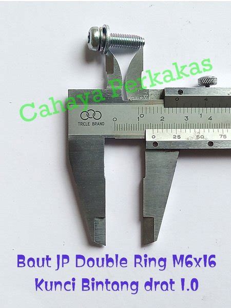 Jual Ag Baut Double Ring Paten Bolt Jp M X Drat Kunci Bintang