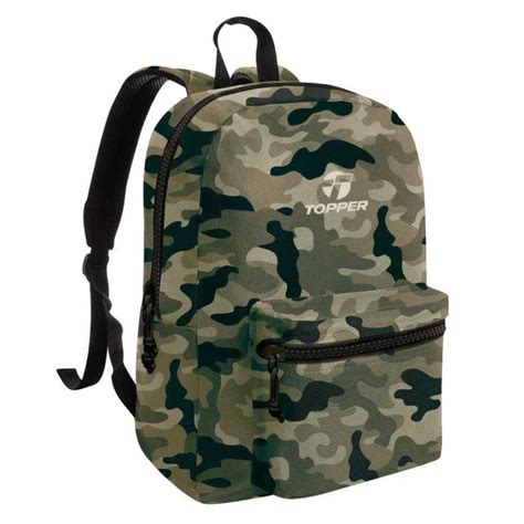 Mochila Topper Unisex Urbana Camuflada Heritage Depor