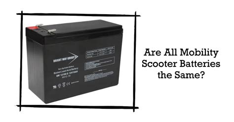 Batteries for Mobility Scooter — Mobility Nest