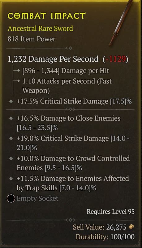 Sword H Ilvl Crit Close Dmg Cc Dmg Traps Topic D Jsp