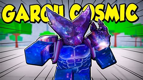 NOVO GAROU COSMIC DESPERTEI SEU PODER MÁXIMO NO ROBLOX SAITAMA BATTLE