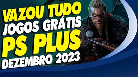 Vazou Tudo Jogos Psn Plus Dezembro 2023 SÓ JogÃo E Novo Jogo GrÁtis Agora No Ps4 Youtube