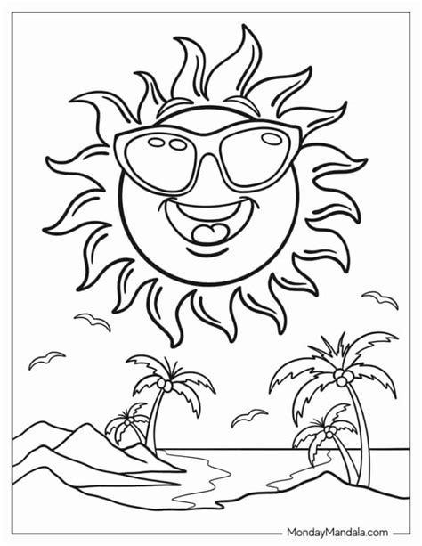 20 Sun Coloring Pages (Free PDF Printables)