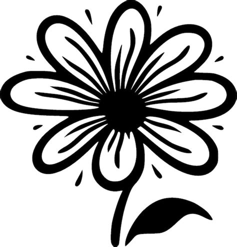 Premium Vector Flower Minimalist And Simple Silhouette Vector