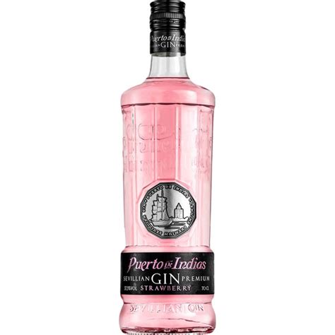 Ginebra Premium Strawberry Botella Cl Puerto De Indias