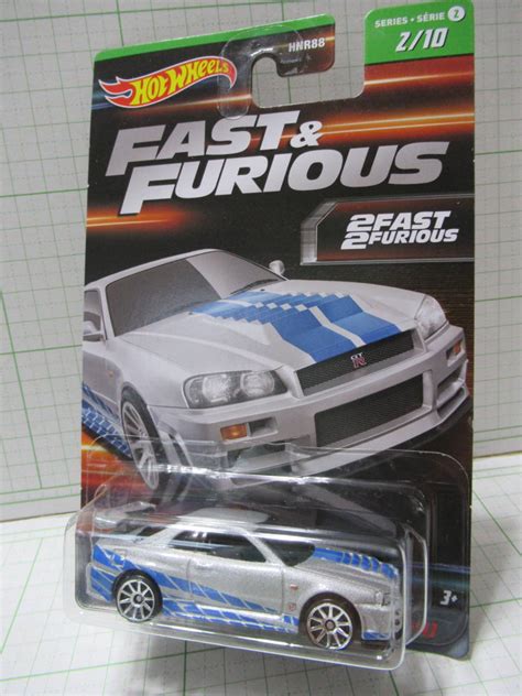 【未使用に近い】63nissan Skyline Gt R Bnr34 A Hotwheels Classicsjohnny