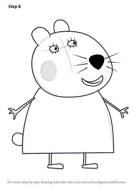 Learn How to Draw Dr Hamster the vet from Peppa Pig (Peppa Pig) Step by ...