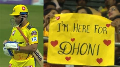 IPL 2022 Watch Crowd Goes Berserk As MS Dhoni Walks Out To Bat