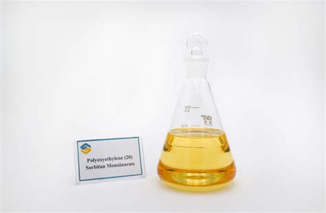 Polyoxyethylene 20 Sorbitan Monolaurate Tween 20 9005 64 5 E432