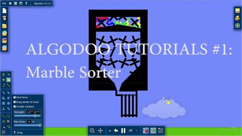 Algodoo Tutorials 1 Marble Sorter Youtube