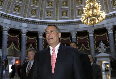 U.S. House Speaker John Boehner of Ohio emerges from debt debate with ...