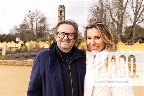 Belgian Businessman Marc Coucke And Wife Nathalie Coucke Pose For The