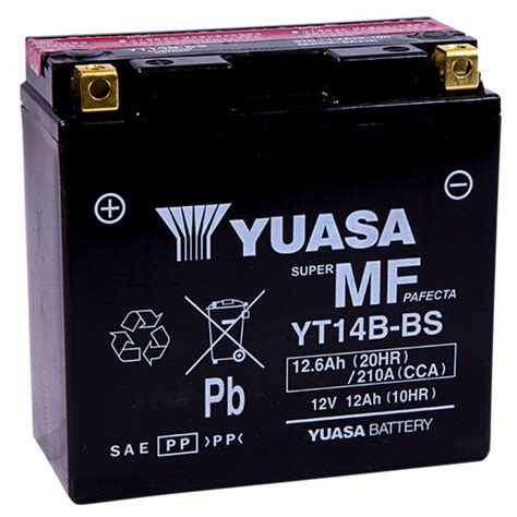 Batería moto Yuasa YT14B BS 0 60 L Envío Inmediato iCasque es