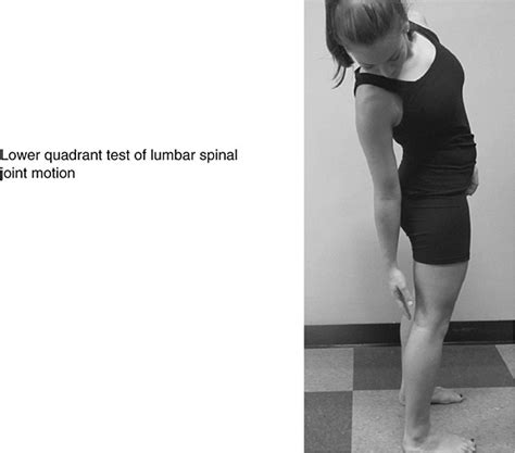 Lumbar Quadrant Test