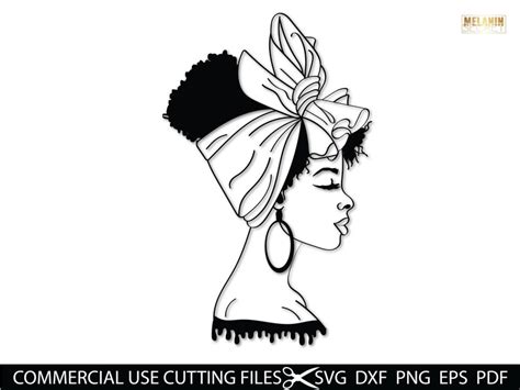 Afro Diva Svg Crown Queen Boss Lady Black Woman Glamour Etsy