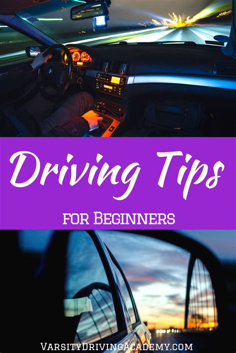 Driving Tips For Beginners That You Must Know Varsity Driving School