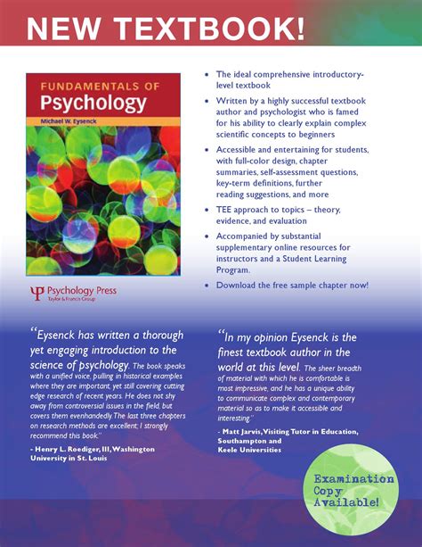 Fundamentals Of Psychology By Michael W Eysenck By Psychology Press