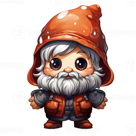 Cute Merry Christmas Gnome Illustration Ai Generative 27236568 Png