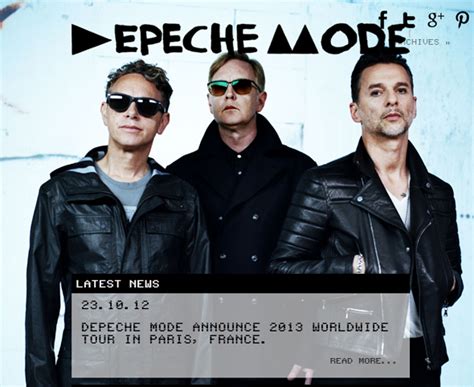 Depeche Mode Announces New Album Worldwide Tour Coming In