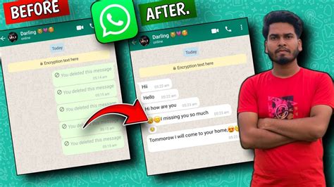 Whatsapp Deleted Messages Recovery How To See Deleted Whatsapp Messages