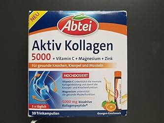 Abtei Aktiv Kollagen 5000 Für gesunde Knochen Knorpel und Muskeln