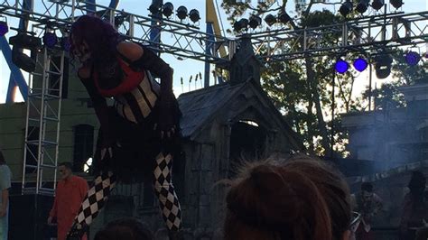 Six Flags Great Adventure Fright Fest Dead Mans Party Youtube