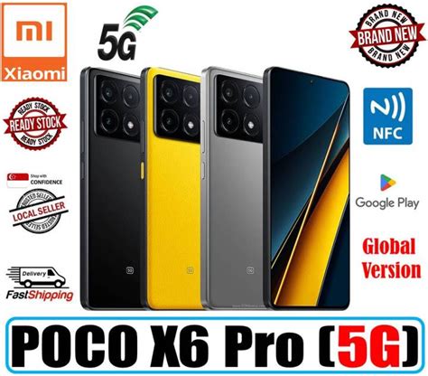 POCO X6 PRO 5G 12GB 512GB Global Version Play Store