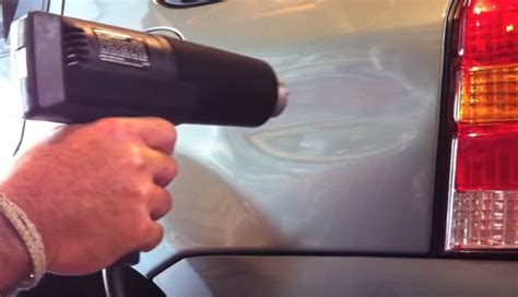 Remove Car Dents Inexpensively With A Heat Gun And Compressed Air