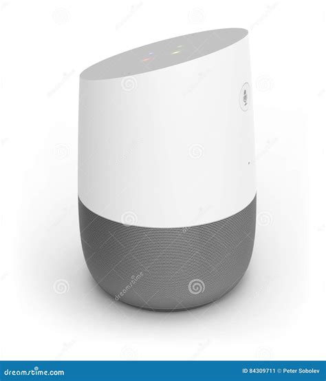 Smart Hub Home Assistant Stock Image Image Of White 84309711